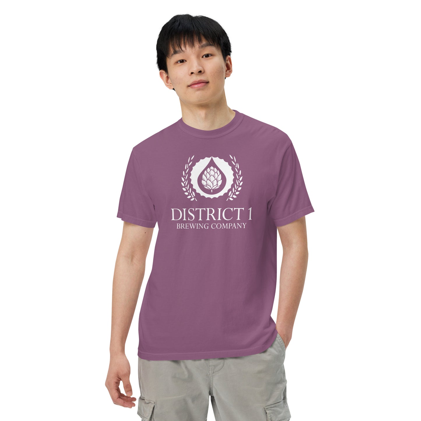 Men’s garment-dyed heavyweight t-shirt