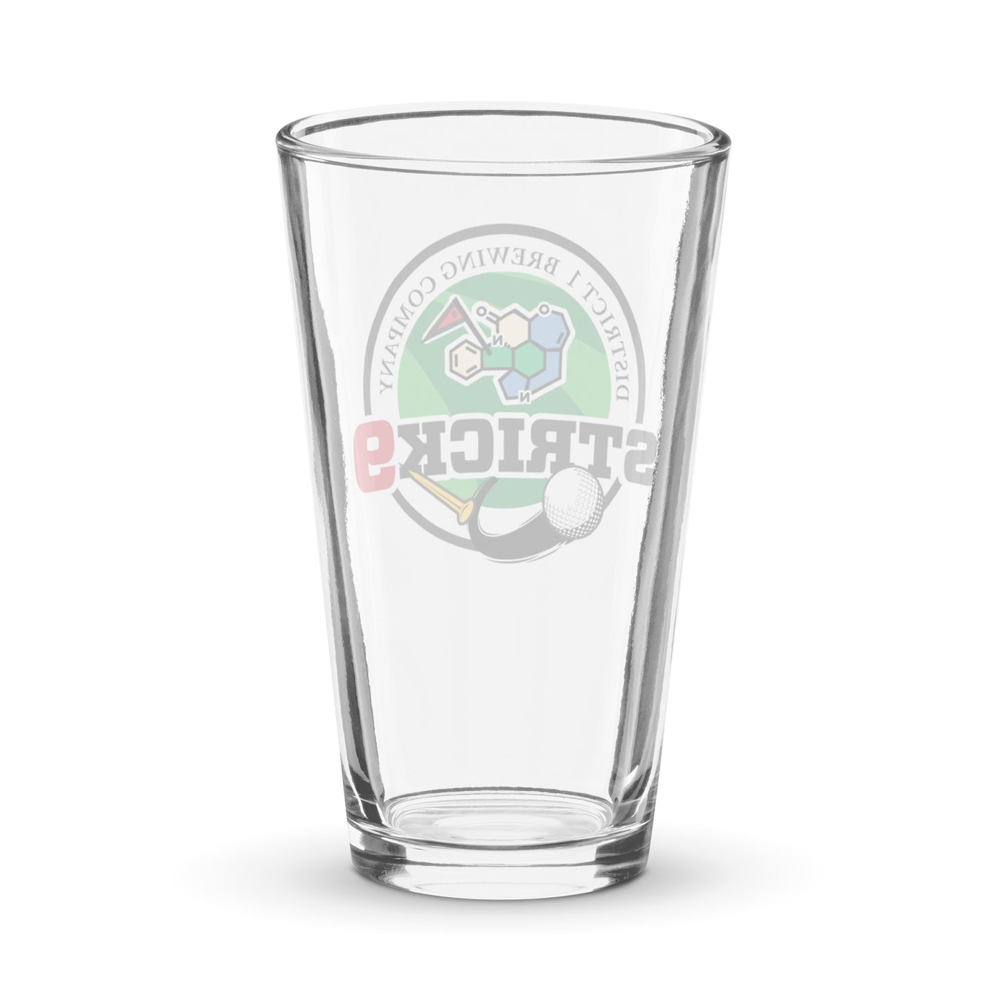 Shaker pint glass