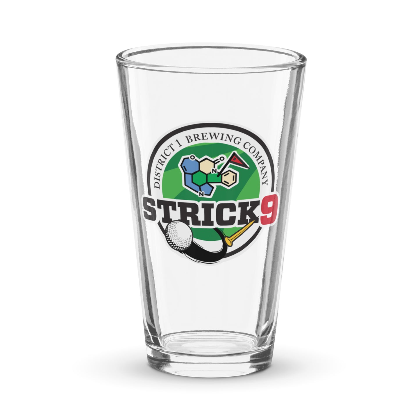 Shaker pint glass